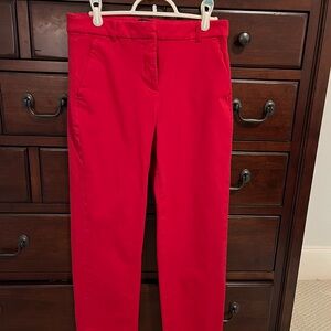 J. Crew Bold Red Kallie Pants